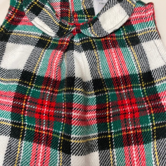 18 mo Carter’s plaid flannel dress - Picture 2 of 3